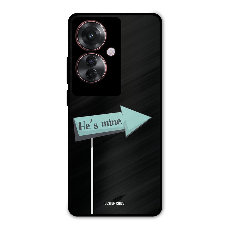He Is Mine Oppo F25 Pro Mobile Back Cover - Cute PrintShield Case