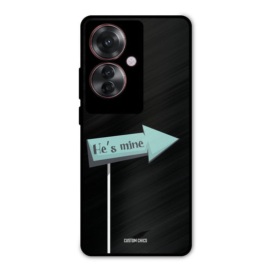 He Is Mine Oppo F25 Pro Mobile Back Cover - Cute PrintShield Case