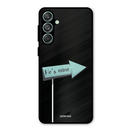 He Is Mine Samsung Galaxy M55 5G Mobile Back Cover - Cute PrintShield Case