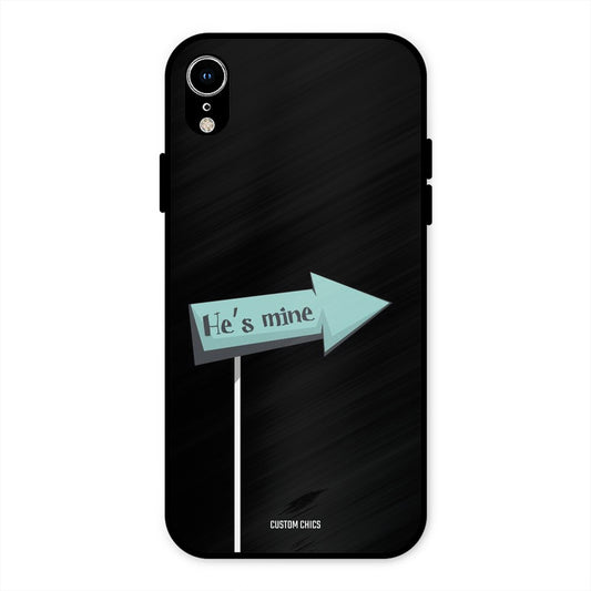 He Is Mine iPhone XR Mobile Back Cover - Cute PrintShield Case