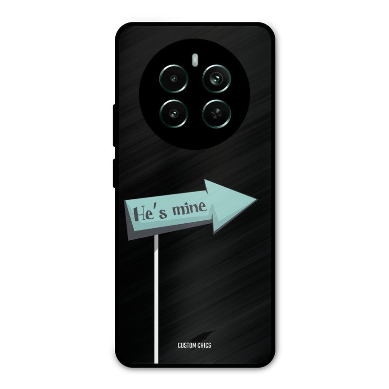 He Is Mine Realme 12 Plus Mobile Back Cover - Cute PrintShield Case