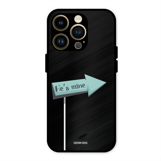 He Is Mine iPhone 14 Pro Max Mobile Back Cover - Cute PrintShield Case