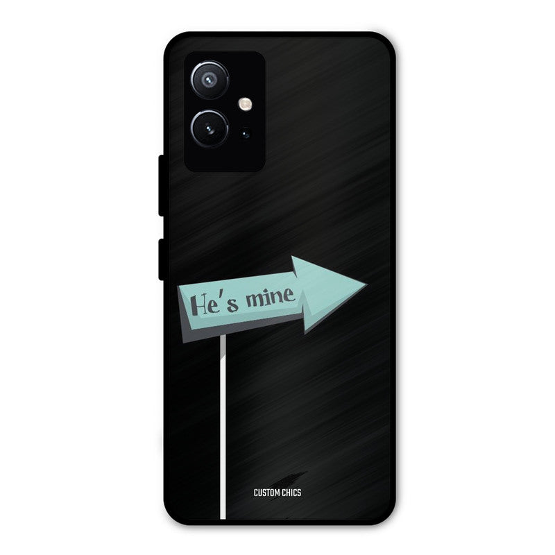 He Is Mine Vivo Y75 5G Mobile Back Cover - Cute PrintShield Case
