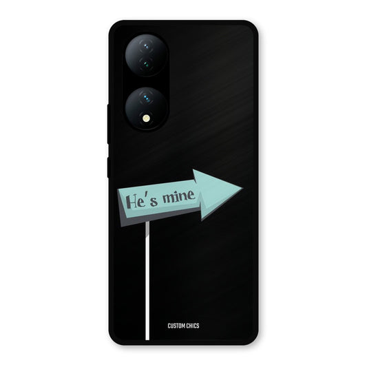 He Is Mine Vivo Y100 Mobile Back Cover - Cute PrintShield Case