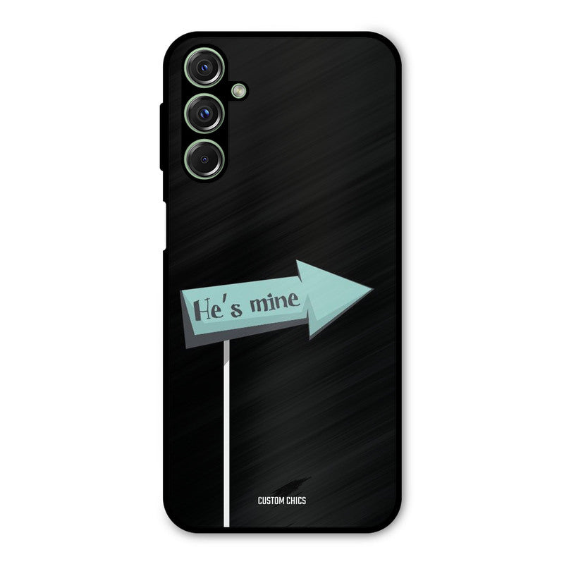 He Is Mine Samsung Galaxy M34 Mobile Back Cover - Cute PrintShield Case