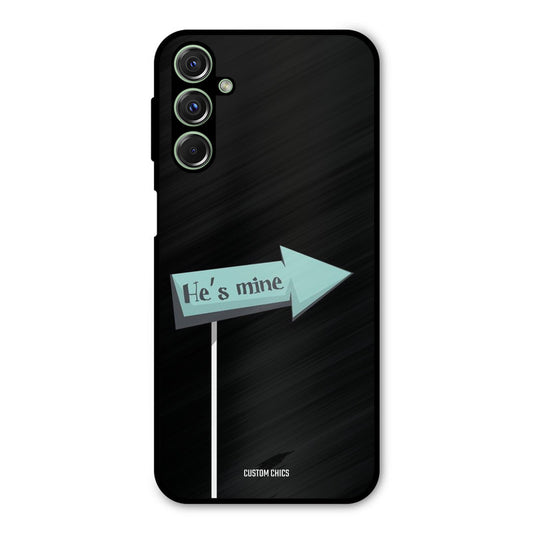 He Is Mine Samsung Galaxy M34 Mobile Back Cover - Cute PrintShield Case