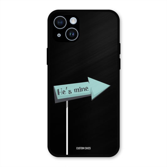 He Is Mine iPhone 14 Mobile Back Cover - Cute PrintShield Case
