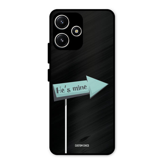 He Is Mine Redmi 12 5G Mobile Back Cover - Cute PrintShield Case