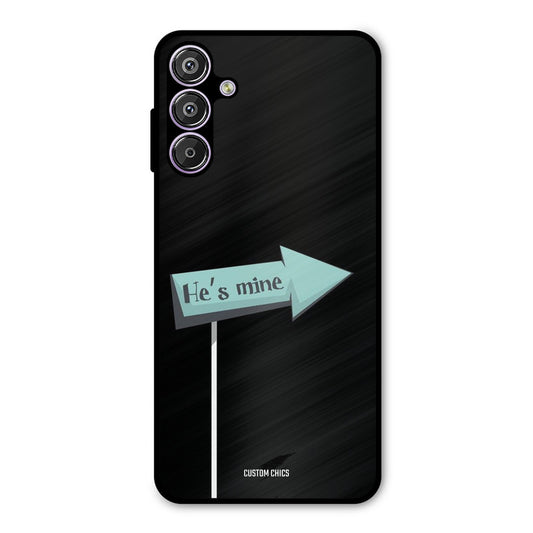 He Is Mine Samsung Galaxy M15 Mobile Back Cover - Cute PrintShield Case