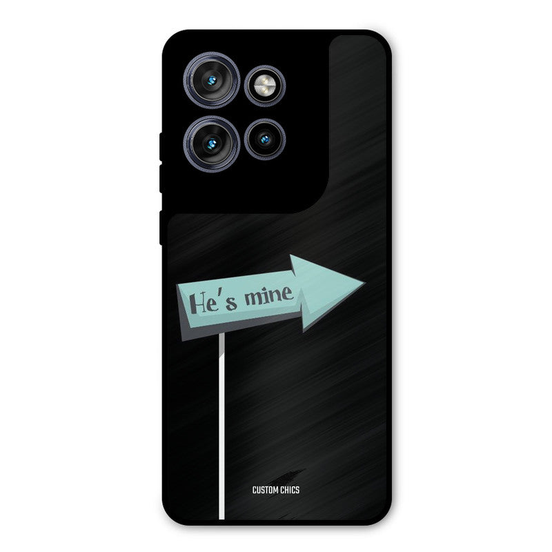 He Is Mine Motorola Edge 50 Neo Mobile Back Cover - Cute PrintShield Case