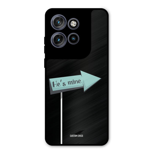 He Is Mine Motorola Edge 50 Neo Mobile Back Cover - Cute PrintShield Case