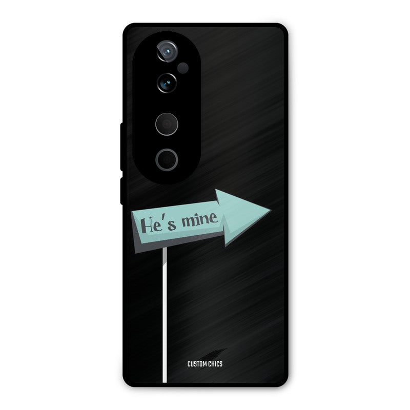 He Is Mine Vivo V40 Mobile Back Cover - Cute PrintShield Case
