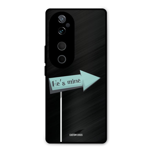 He Is Mine Vivo V40 Mobile Back Cover - Cute PrintShield Case