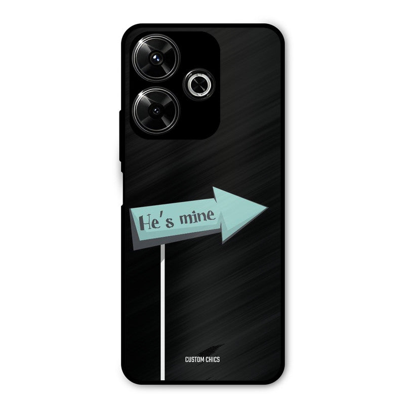 He Is Mine Redmi 13 5G Mobile Back Cover - Cute PrintShield Case