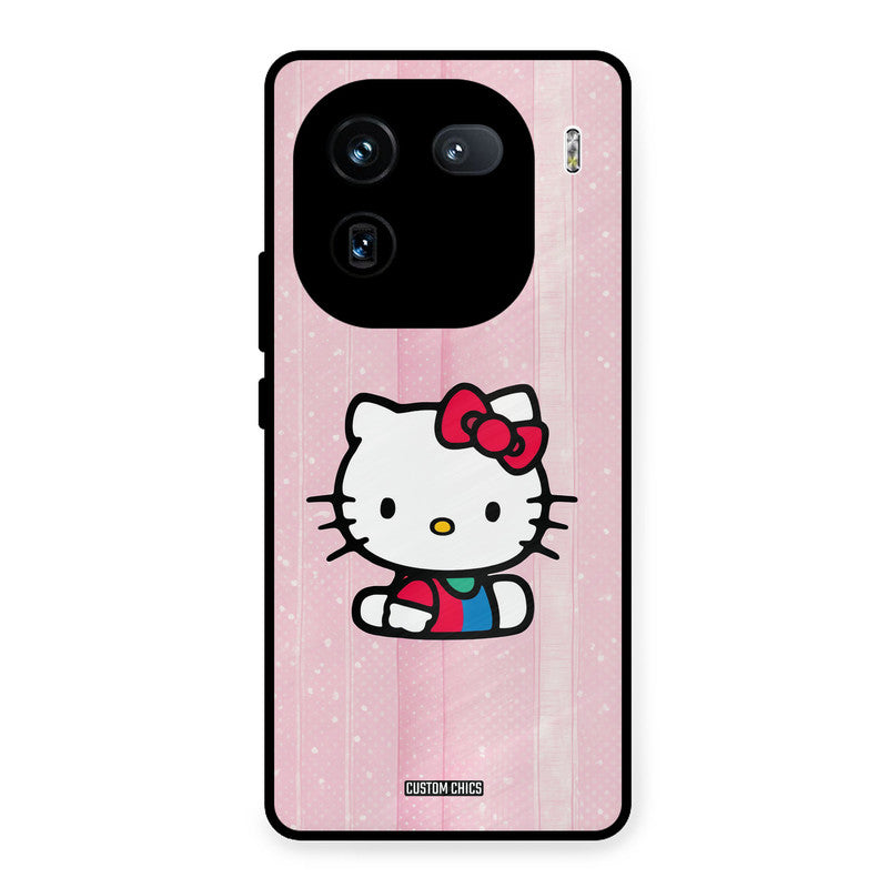 Helo Cute Kitten iQOO 12 Mobile Back Cover - Cute PrintShield Case