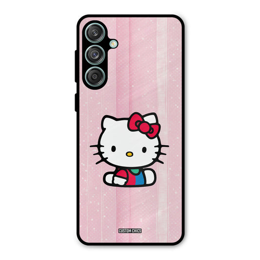 Helo Cute Kitten Samsung Galaxy M55 5G Mobile Back Cover - Cute PrintShield Case