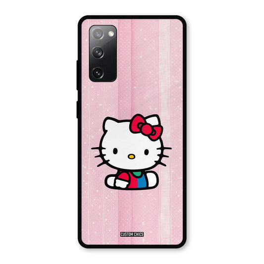Helo Cute Kitten Samsung Galaxy S20 FE Mobile Back Cover - Cute PrintShield Case