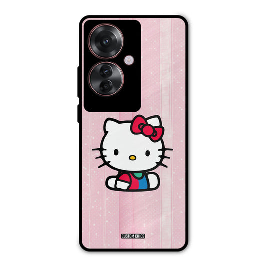 Helo Cute Kitten Oppo F25 Pro Mobile Back Cover - Cute PrintShield Case