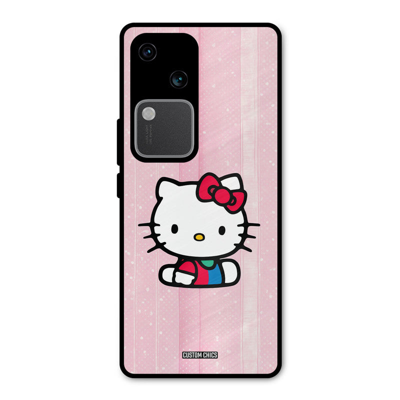 Helo Cute Kitten Vivo V30 Mobile Back Cover - Cute PrintShield Case