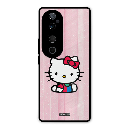 Helo Cute Kitten Vivo V40 Mobile Back Cover - Cute PrintShield Case