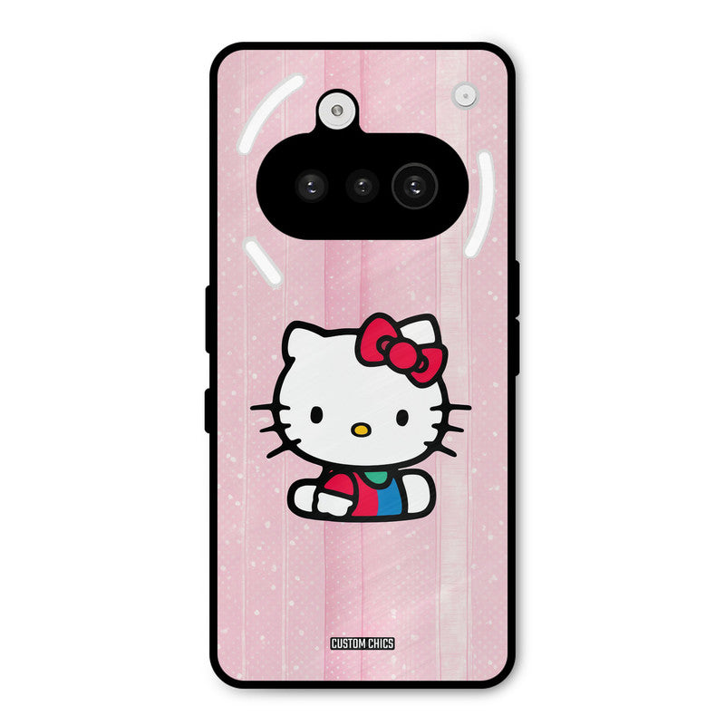 Helo Cute Kitten Nothing Phone 3A Mobile Back Cover - Cute PrintShield Case