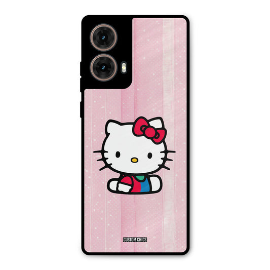 Helo Cute Kitten Moto G85 Mobile Back Cover - Cute PrintShield Case