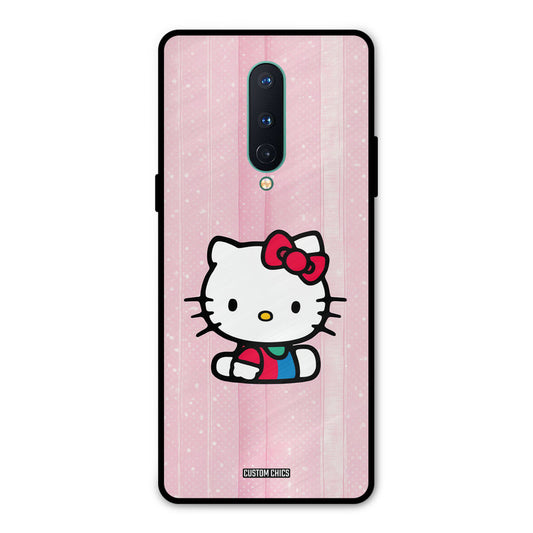 Helo Cute Kitten Oneplus 8 Mobile Back Cover - Cute PrintShield Case