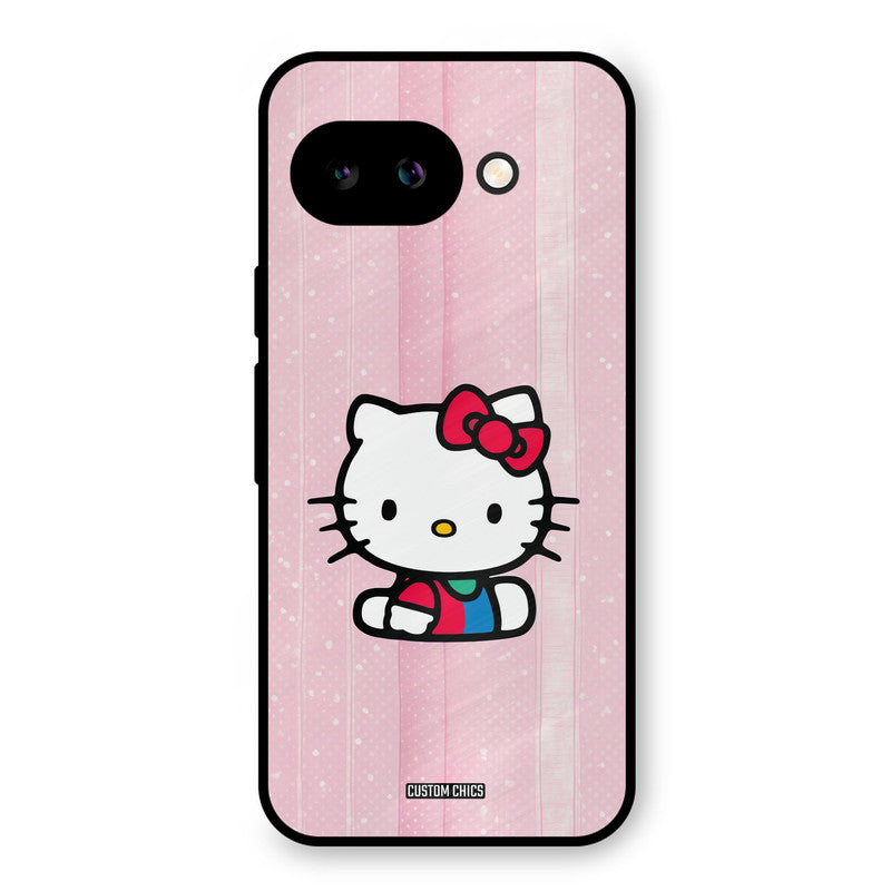 Helo Cute Kitten Google Pixel 9A Mobile Back Cover - Cute PrintShield Case