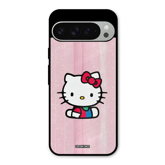 Helo Cute Kitten Google Pixel 9 Pro XL Mobile Back Cover - Cute PrintShield Case