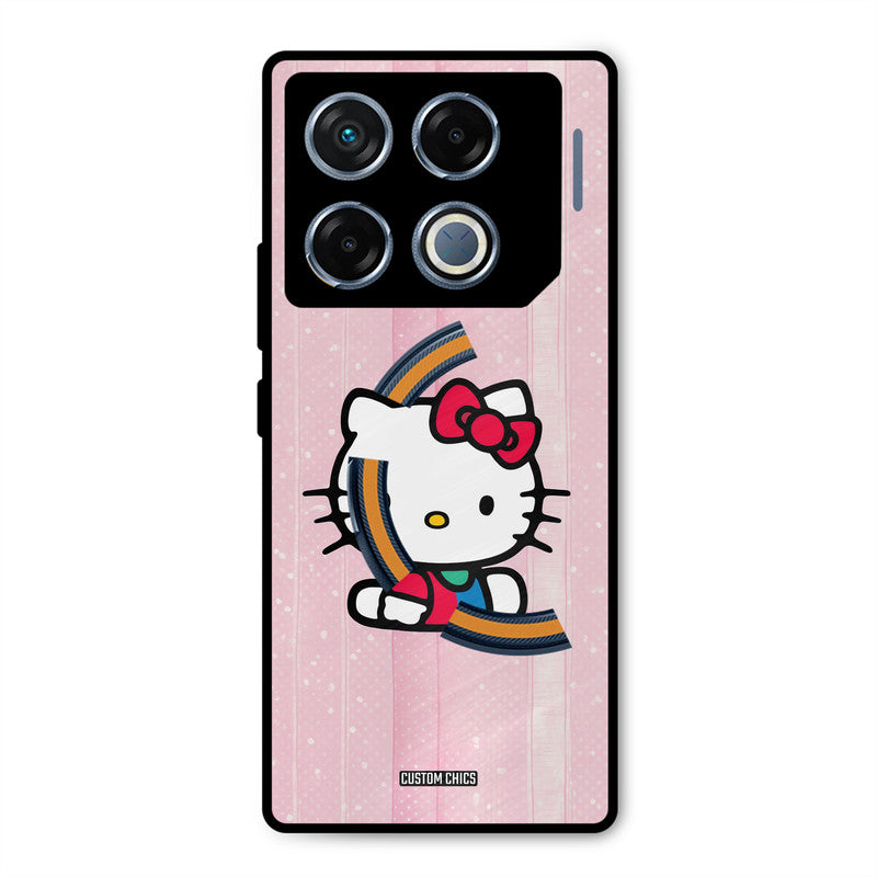 Helo Cute Kitten Infinix GT 20 Pro Mobile Back Cover - Cute PrintShield Case