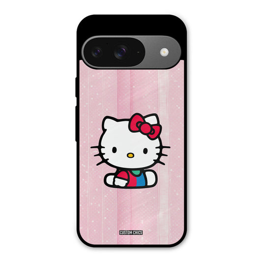 Helo Cute Kitten Google Pixel 9 Mobile Back Cover - Cute PrintShield Case