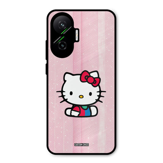 Helo Cute Kitten Poco F7 5G Mobile Back Cover - Cute PrintShield Case