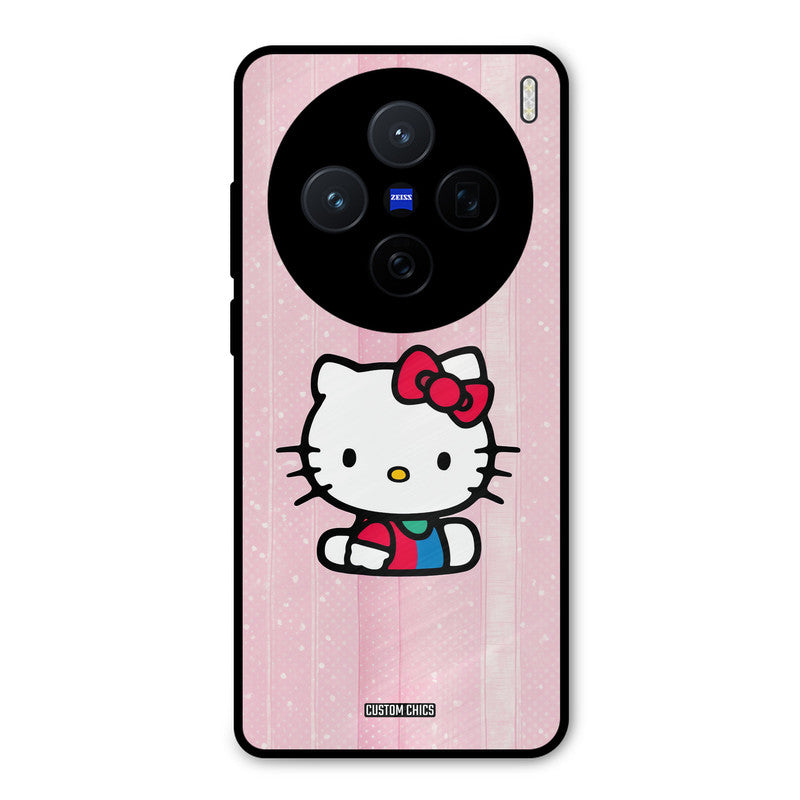 Helo Cute Kitten Vivo X200 Mobile Back Cover - Cute PrintShield Case