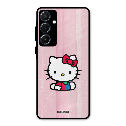 Helo Cute Kitten Samsung Galaxy A55 5G Mobile Back Cover - Cute PrintShield Case