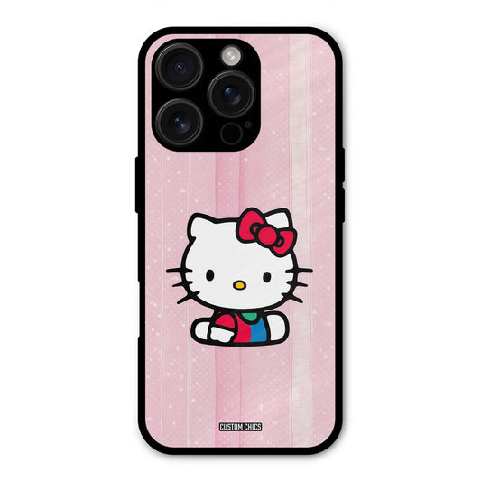 Helo Cute Kitten iPhone 16 Pro Max Mobile Back Cover - Cute PrintShield Case