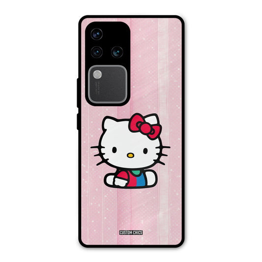 Helo Cute Kitten Vivo V30 Pro Mobile Back Cover - Cute PrintShield Case