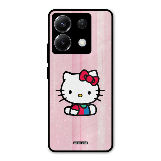 Helo Cute Kitten Poco X6 Mobile Back Cover - Cute PrintShield Case