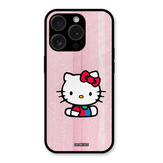 Helo Cute Kitten iPhone 15 Pro Max Mobile Back Cover - Cute PrintShield Case