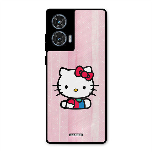 Helo Cute Kitten Moto G96 Mobile Back Cover - Cute PrintShield Case
