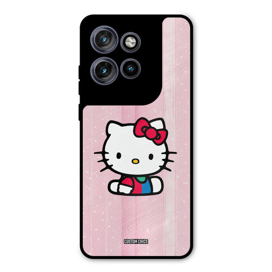 Helo Cute Kitten Motorola Edge 50 Neo Mobile Back Cover - Cute PrintShield Case