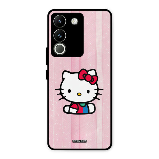 Helo Cute Kitten Vivo Y200 Mobile Back Cover - Cute PrintShield Case