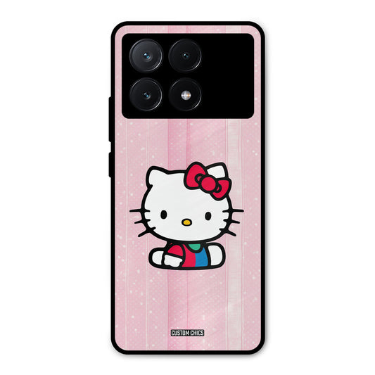 Helo Cute Kitten Poco X6 Pro Mobile Back Cover - Cute PrintShield Case