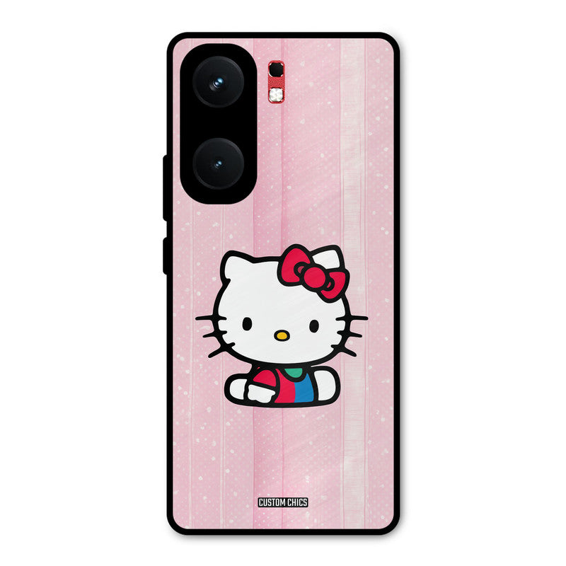 Helo Cute Kitten iQOO Neo 9 Pro Mobile Back Cover - Cute PrintShield Case