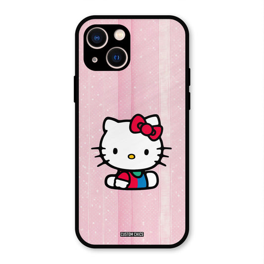 Helo Cute Kitten iPhone 13 Mobile Back Cover - Cute PrintShield Case