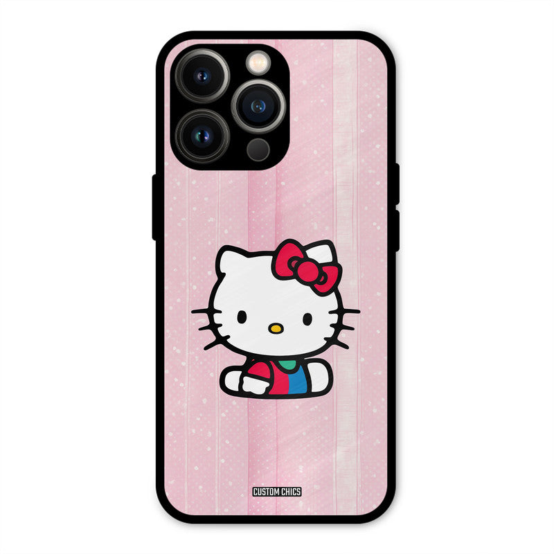 Helo Cute Kitten iPhone 13 Pro Max Mobile Back Cover - Cute PrintShield Case