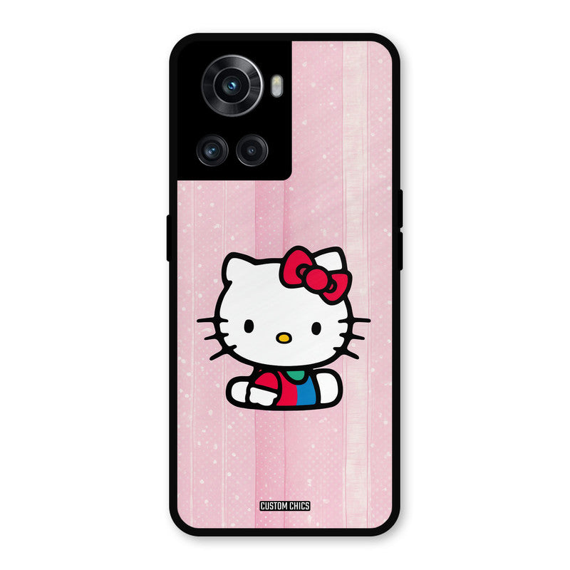 Helo Cute Kitten OnePlus 10R Mobile Back Cover - Cute PrintShield Case