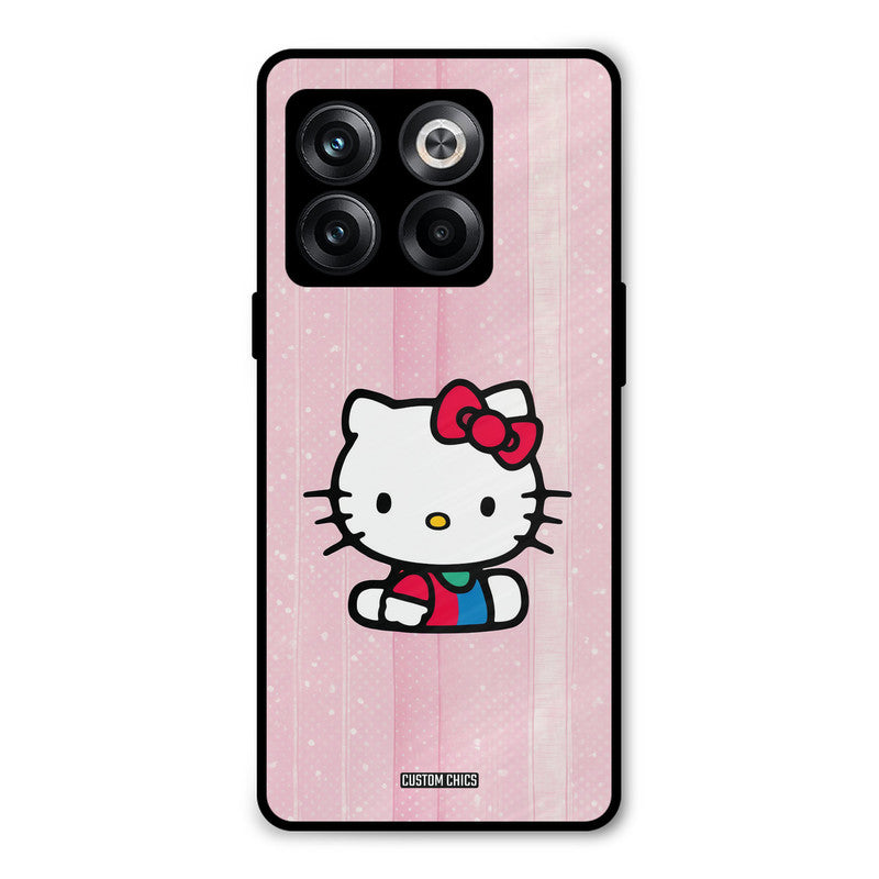Helo Cute Kitten Oneplus 10T Mobile Back Cover - Cute PrintShield Case