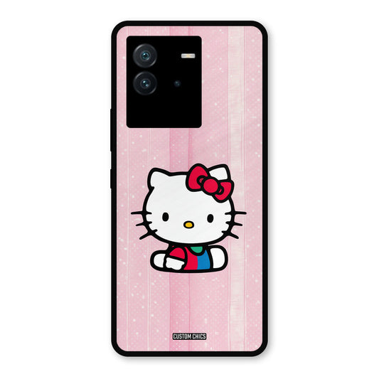 Helo Cute Kitten iQoo Neo 6 Mobile Back Cover - Cute PrintShield Case