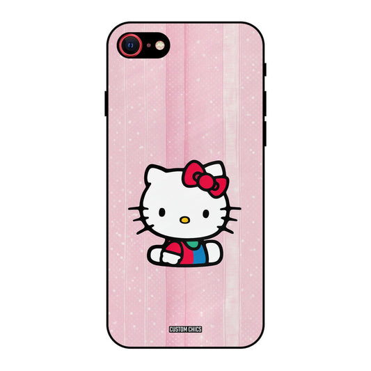 Helo Cute Kitten iPhone SE 2020 Mobile Back Cover - Cute PrintShield Case