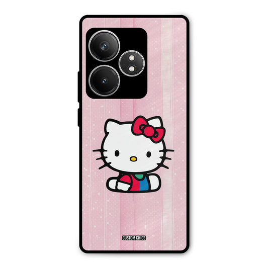 Helo Cute Kitten Realme GT 6T Mobile Back Cover - Cute PrintShield Case